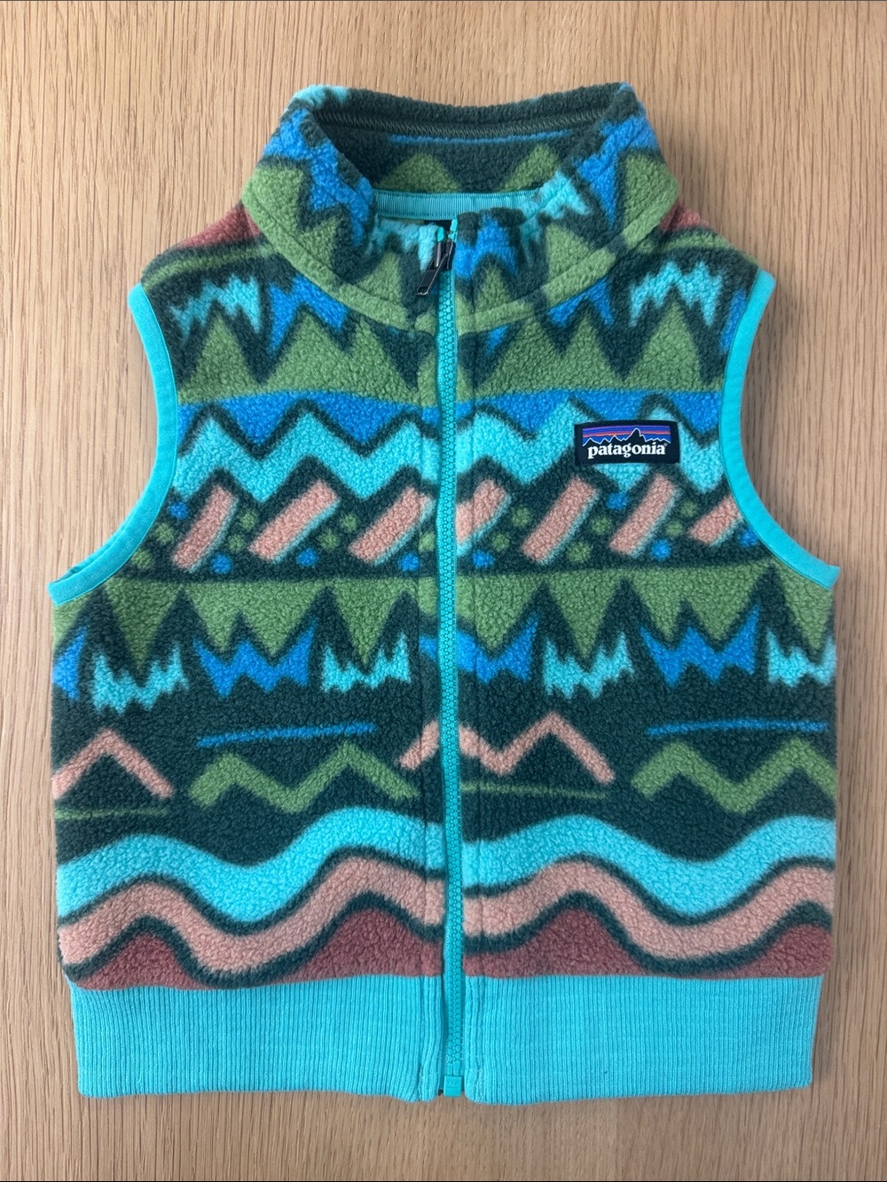 Patagonia Synchilla Fleece Vest Toddler girls  12–18M Multicolor Print